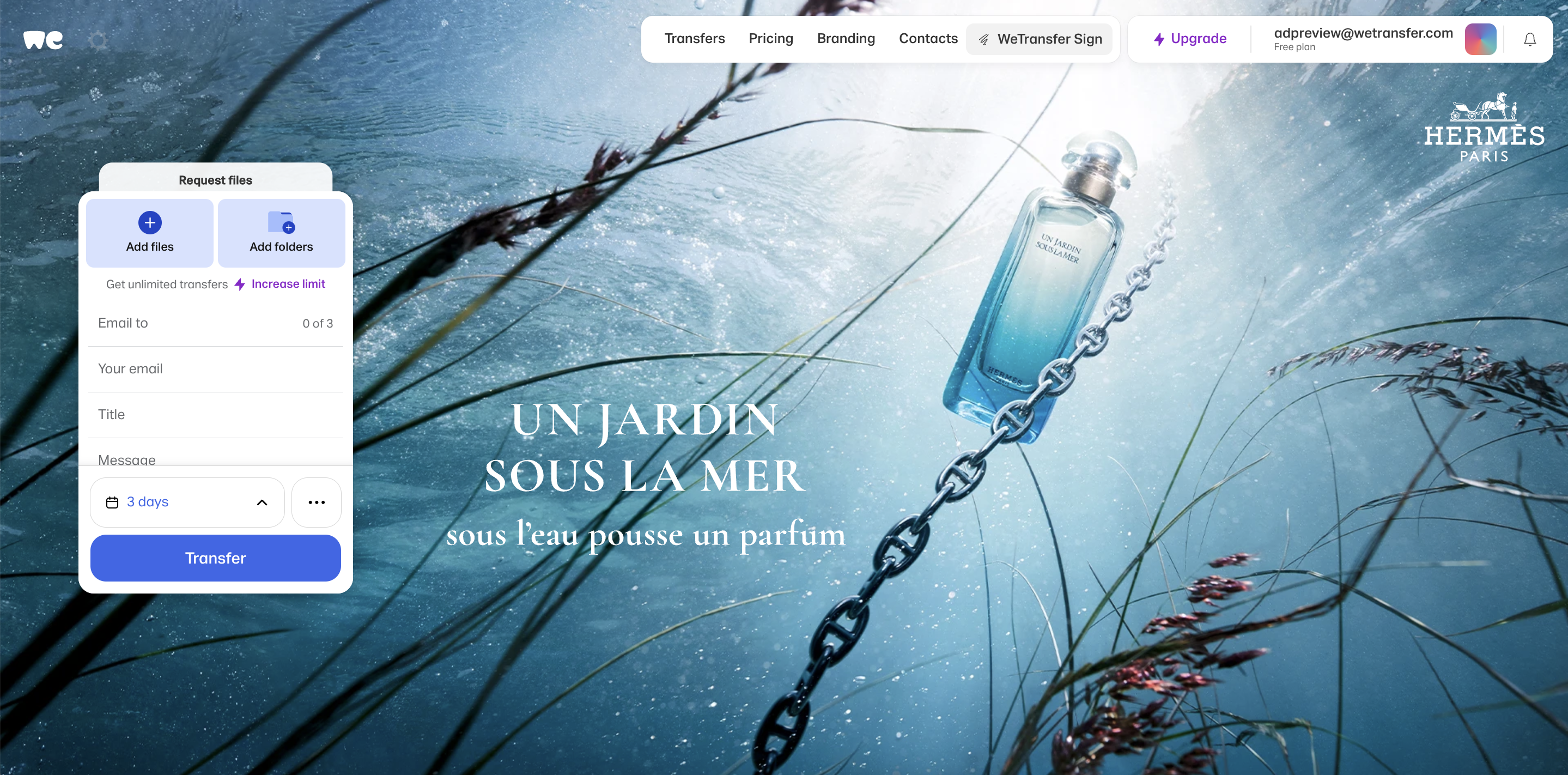 Hermès Jardin Static